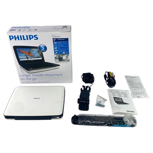 Philips white portable dvd - philips,